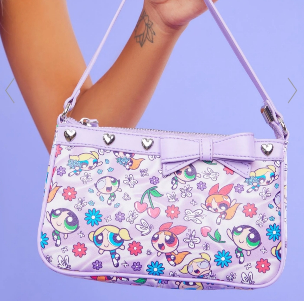 *brand new* rare Powerpuff girls floral pastel purse